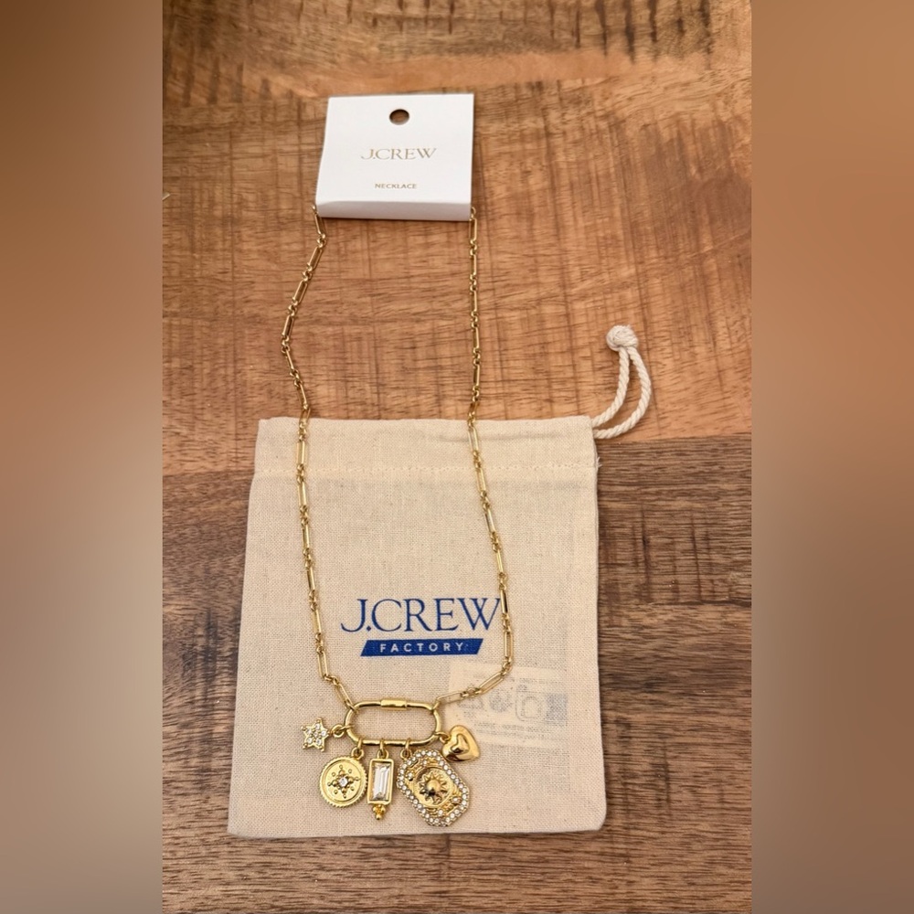 J. Crew Gold Charm Necklace - Picture 6 of 6